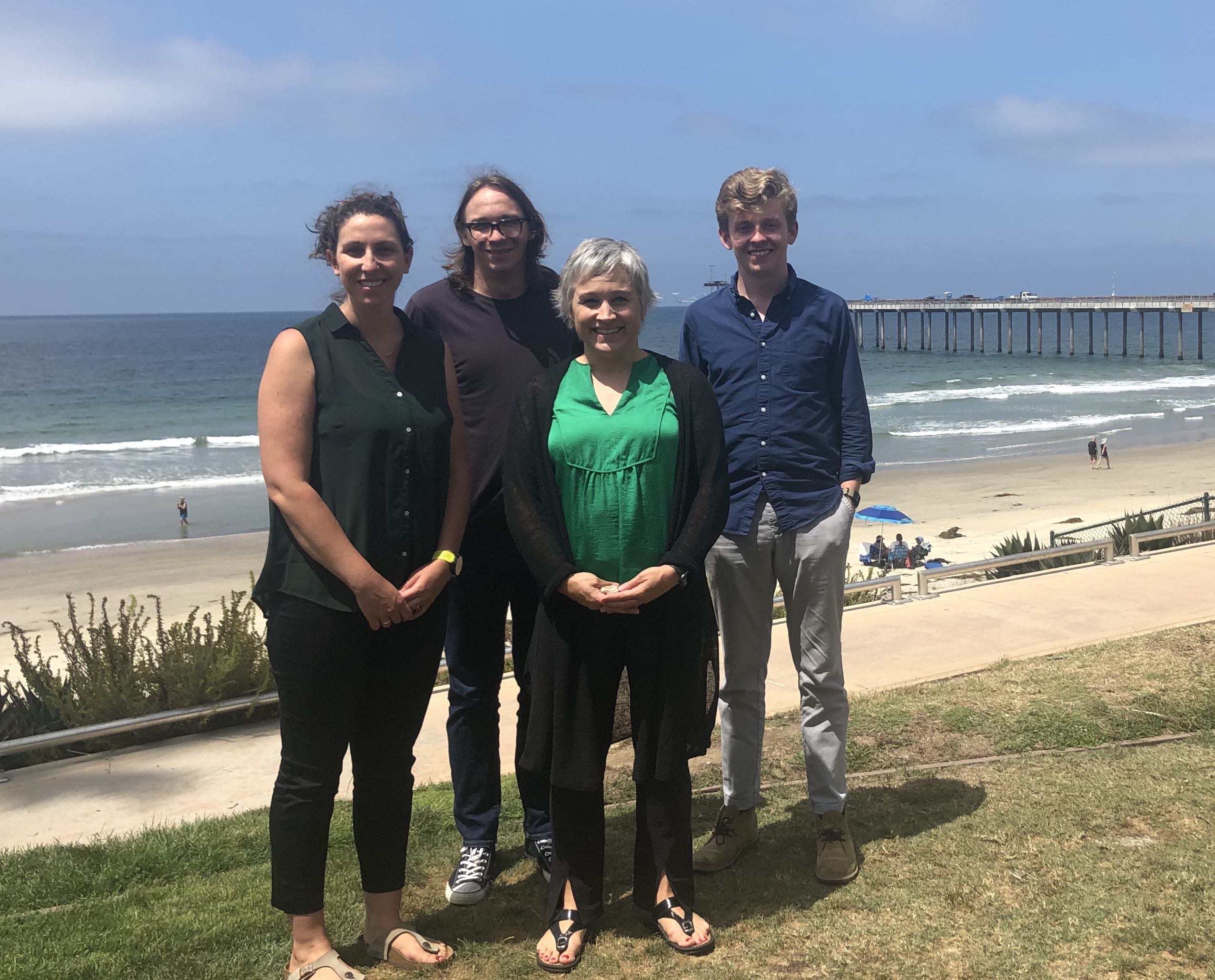 Most of the group at the Chapman Conference in La Jolla CA, Aug 2019
